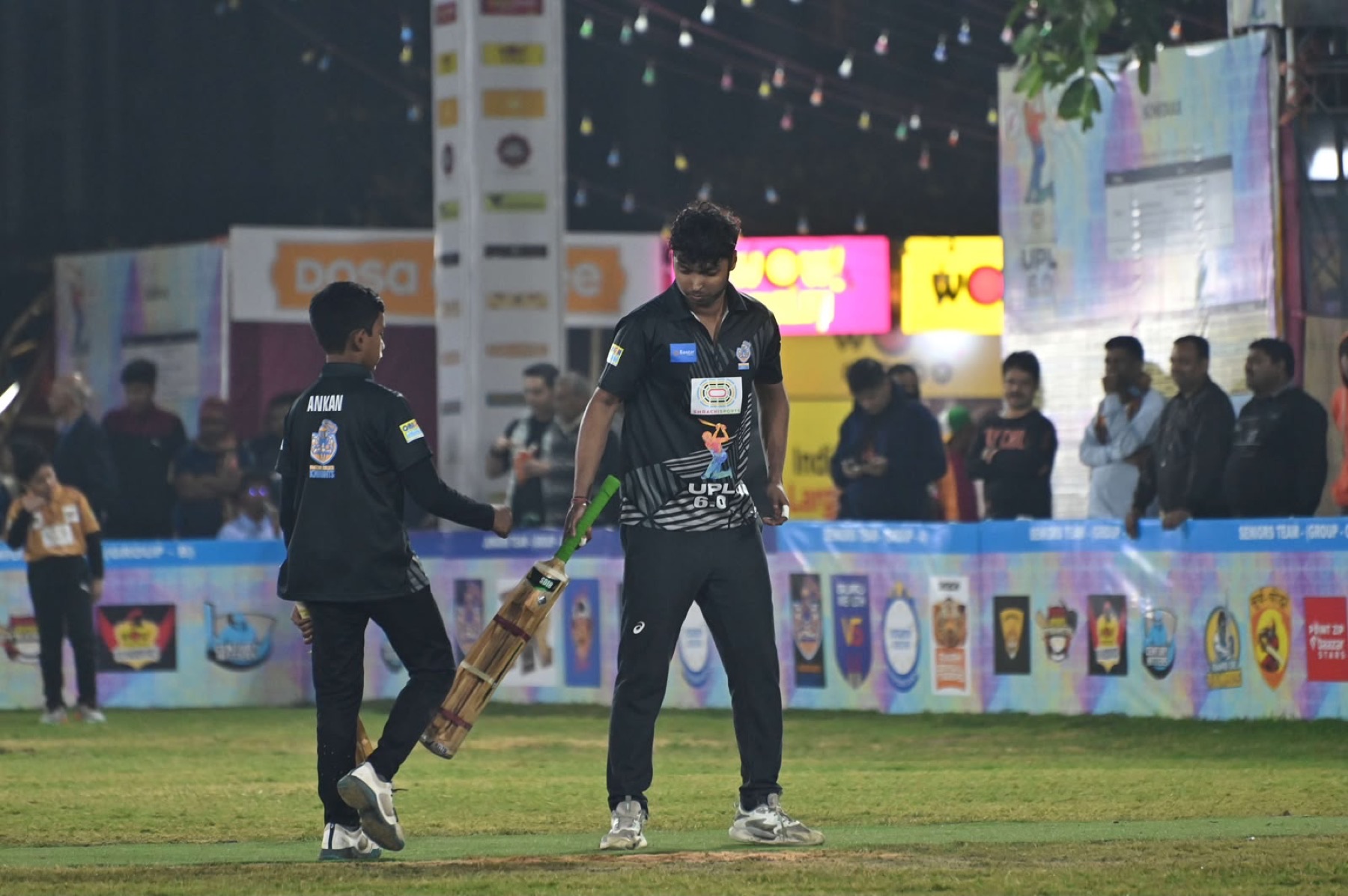 Me batting in the UPL cricket league